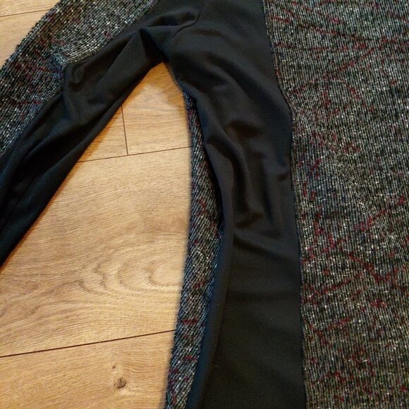 Parsley and Sage Women's Cardigan Art to Wear Black Tweed Open Front Large - Picture 10 of 11